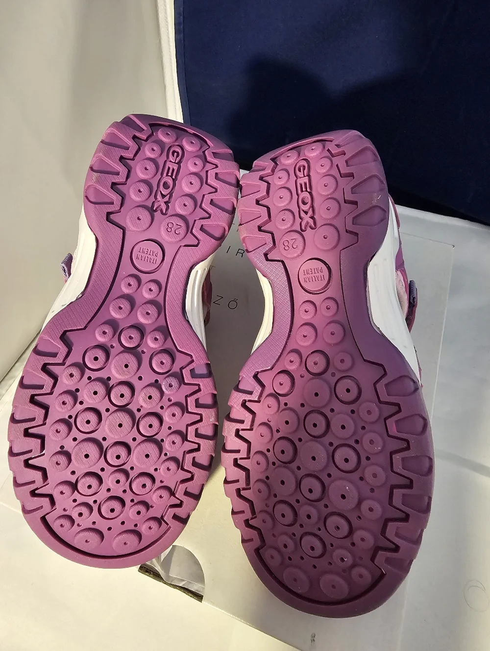 Geox Purple Pink Kids Sandals